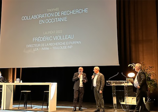 Frédéric Violleau remporte le trophée Collaboration de recherche en occitanie